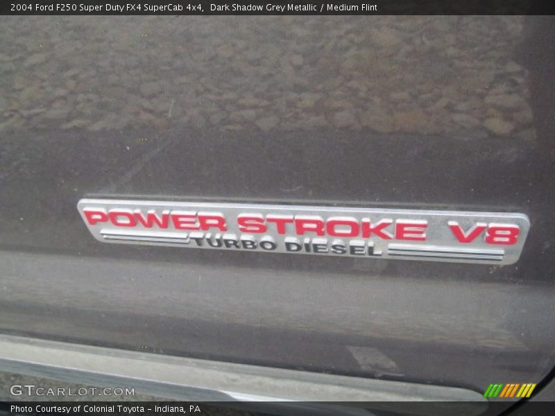Dark Shadow Grey Metallic / Medium Flint 2004 Ford F250 Super Duty FX4 SuperCab 4x4