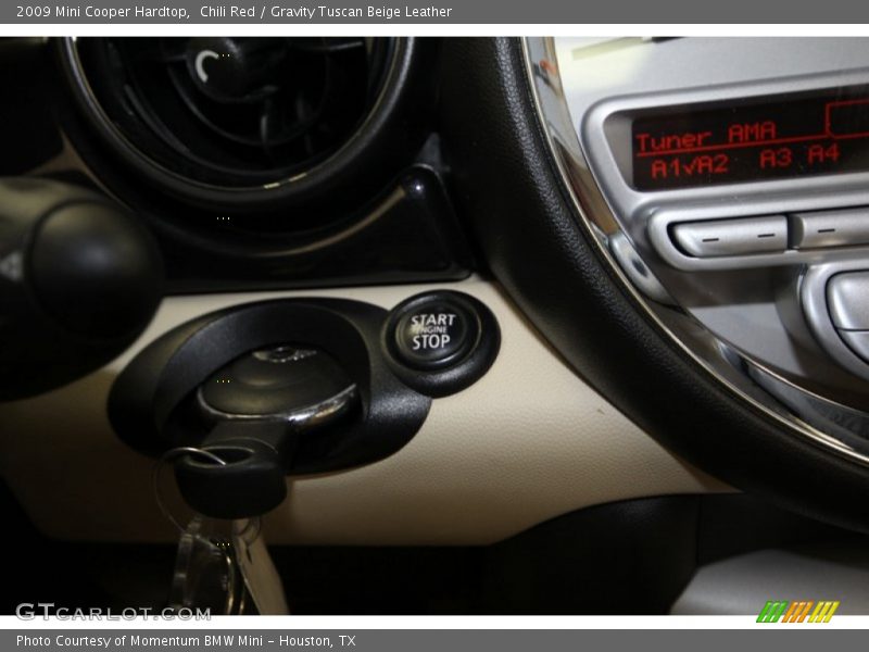 Chili Red / Gravity Tuscan Beige Leather 2009 Mini Cooper Hardtop