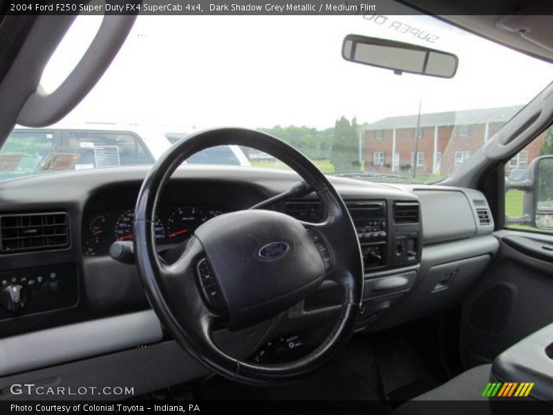 Dark Shadow Grey Metallic / Medium Flint 2004 Ford F250 Super Duty FX4 SuperCab 4x4