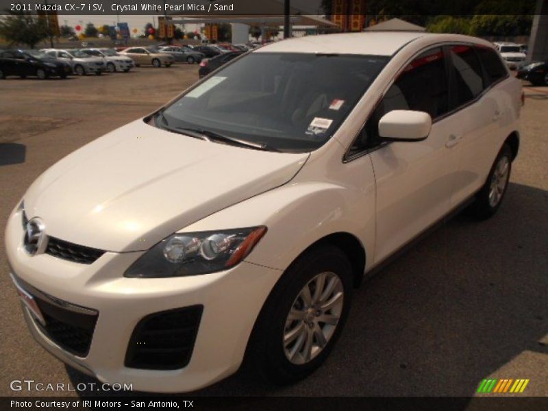 Crystal White Pearl Mica / Sand 2011 Mazda CX-7 i SV