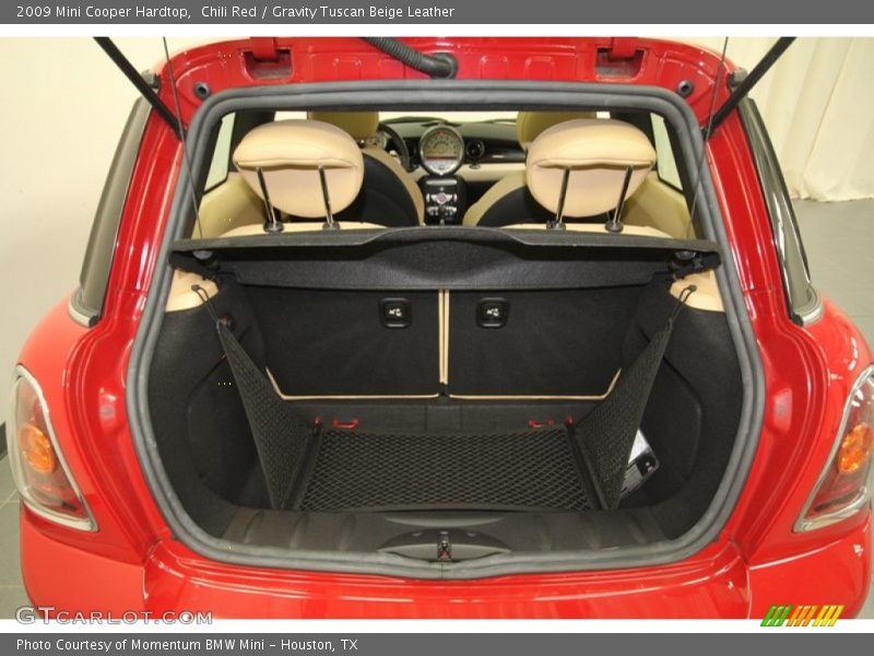 Chili Red / Gravity Tuscan Beige Leather 2009 Mini Cooper Hardtop