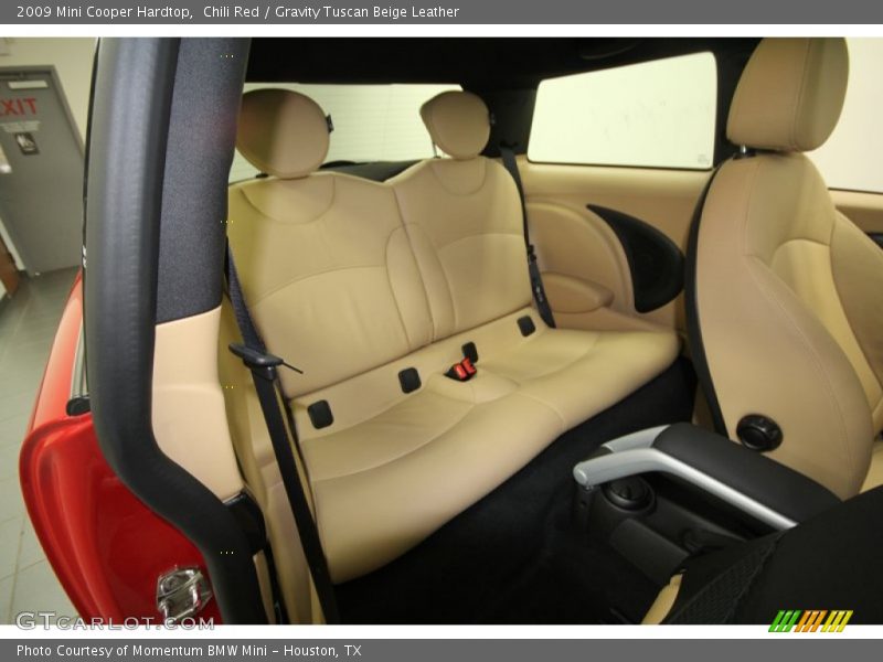 Chili Red / Gravity Tuscan Beige Leather 2009 Mini Cooper Hardtop