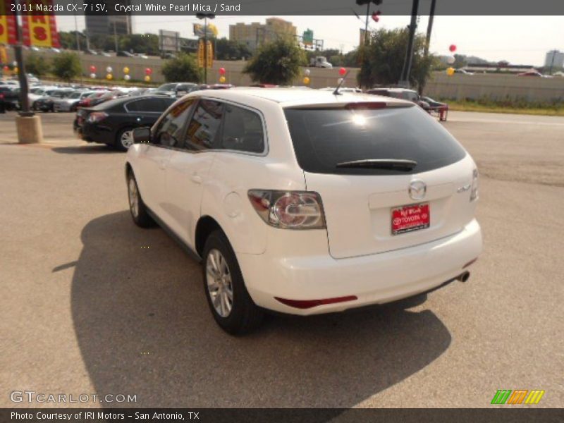 Crystal White Pearl Mica / Sand 2011 Mazda CX-7 i SV