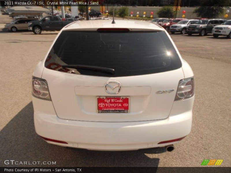 Crystal White Pearl Mica / Sand 2011 Mazda CX-7 i SV