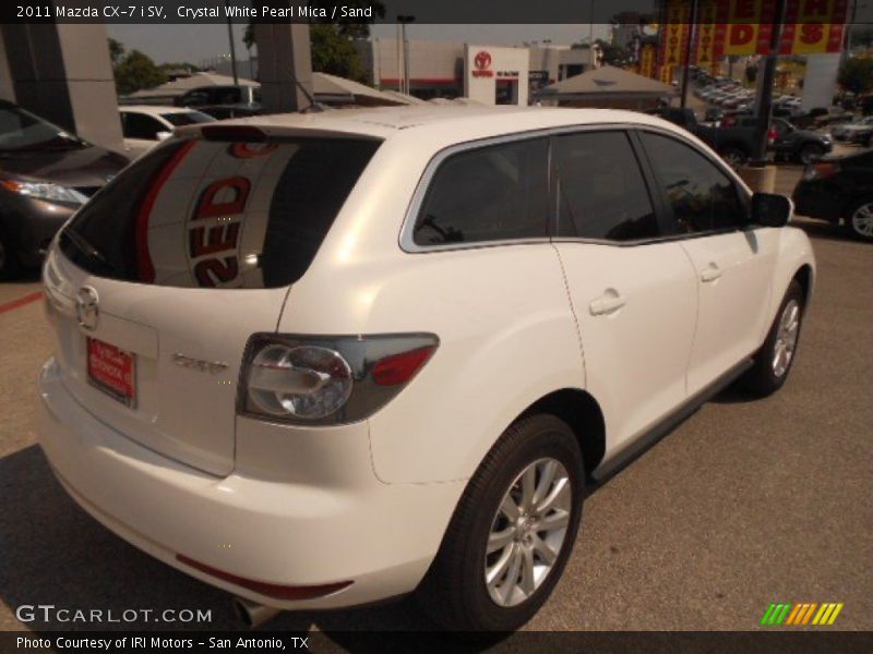Crystal White Pearl Mica / Sand 2011 Mazda CX-7 i SV