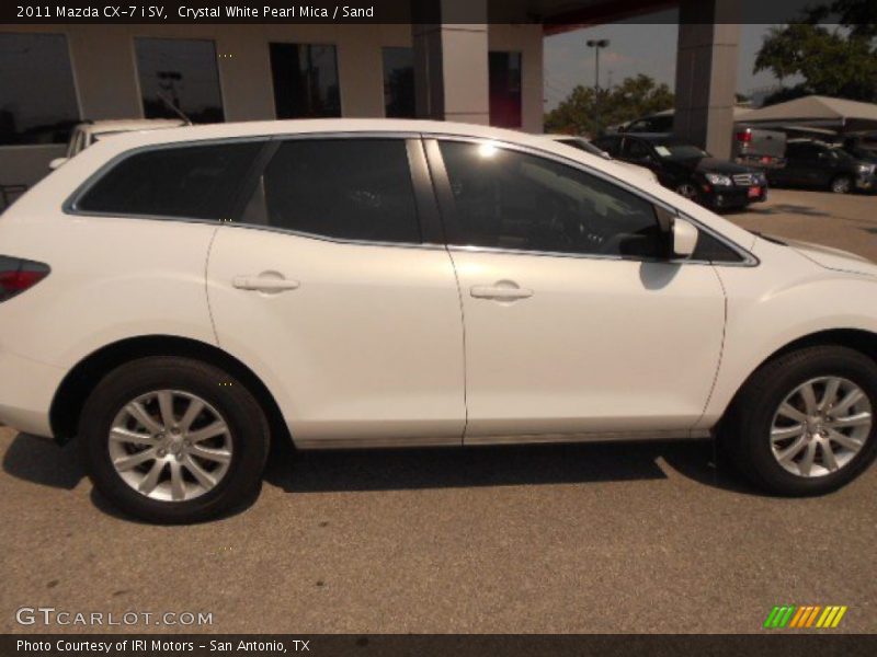 Crystal White Pearl Mica / Sand 2011 Mazda CX-7 i SV
