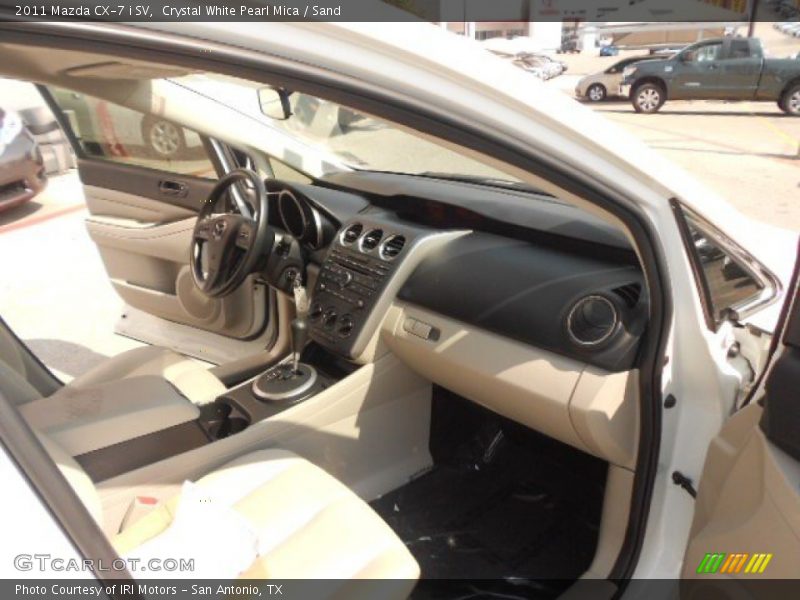 Crystal White Pearl Mica / Sand 2011 Mazda CX-7 i SV