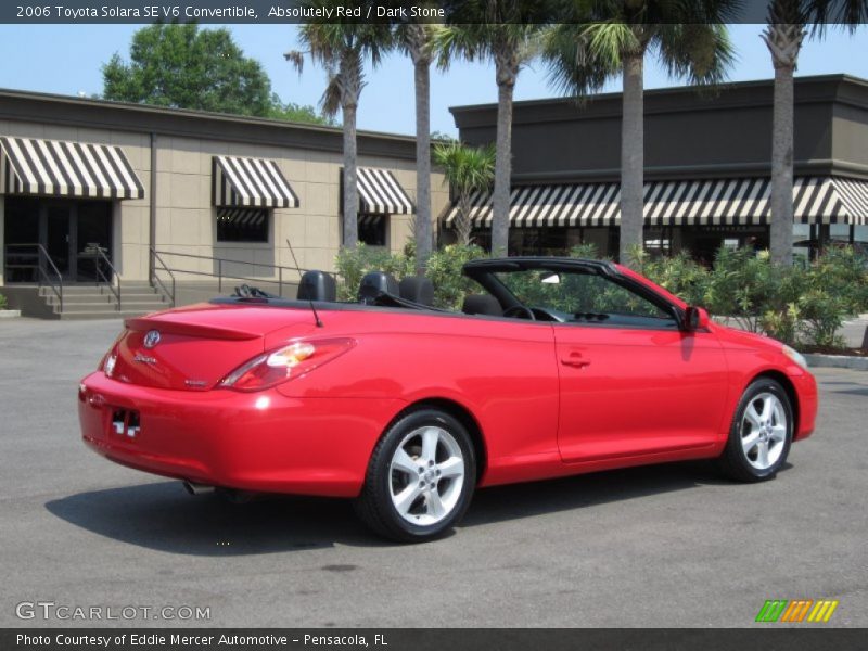 Absolutely Red / Dark Stone 2006 Toyota Solara SE V6 Convertible