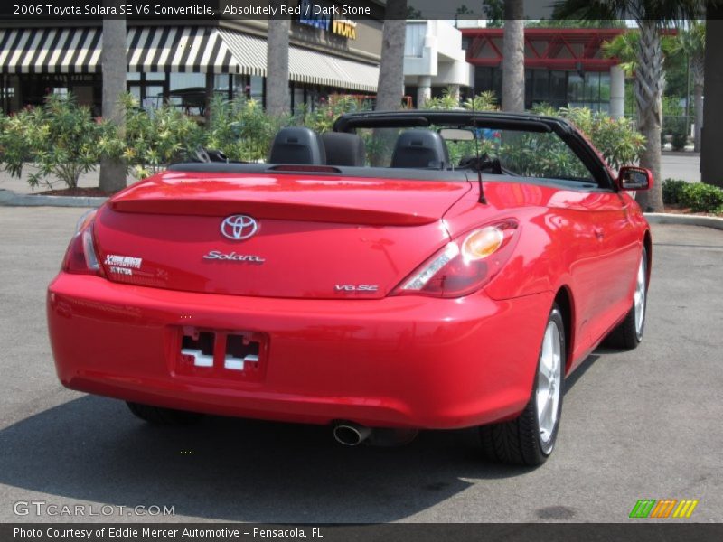 Absolutely Red / Dark Stone 2006 Toyota Solara SE V6 Convertible