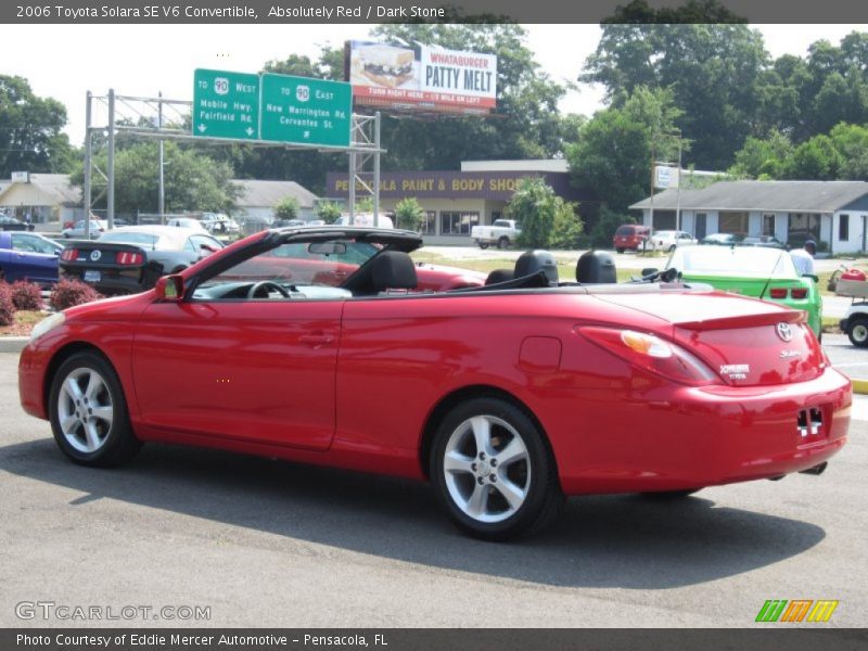 Absolutely Red / Dark Stone 2006 Toyota Solara SE V6 Convertible