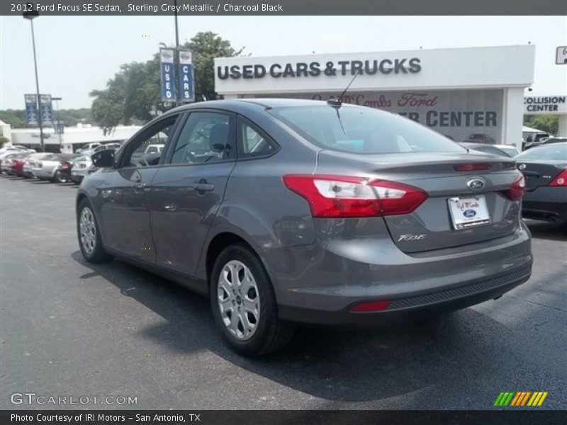 Sterling Grey Metallic / Charcoal Black 2012 Ford Focus SE Sedan
