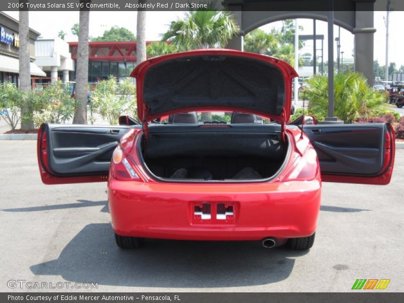 Absolutely Red / Dark Stone 2006 Toyota Solara SE V6 Convertible