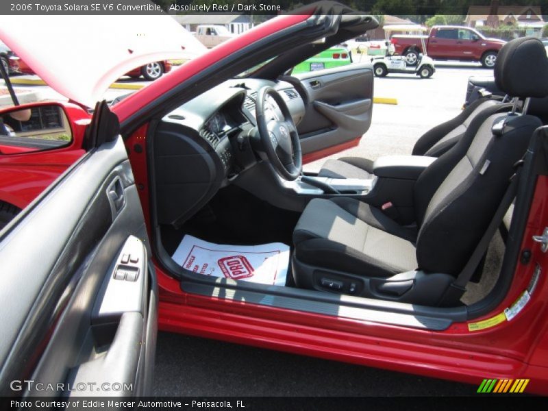 Absolutely Red / Dark Stone 2006 Toyota Solara SE V6 Convertible