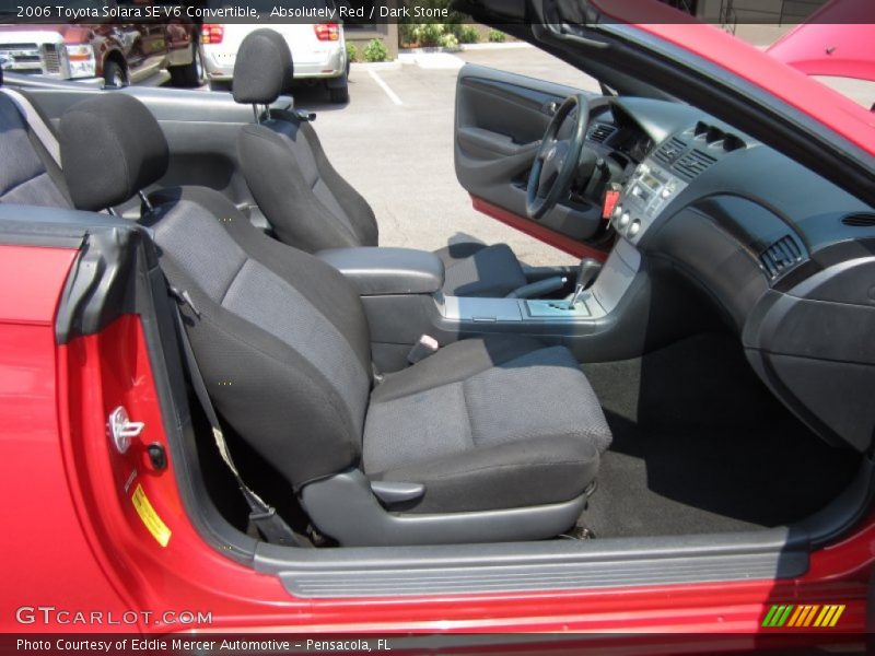 Absolutely Red / Dark Stone 2006 Toyota Solara SE V6 Convertible