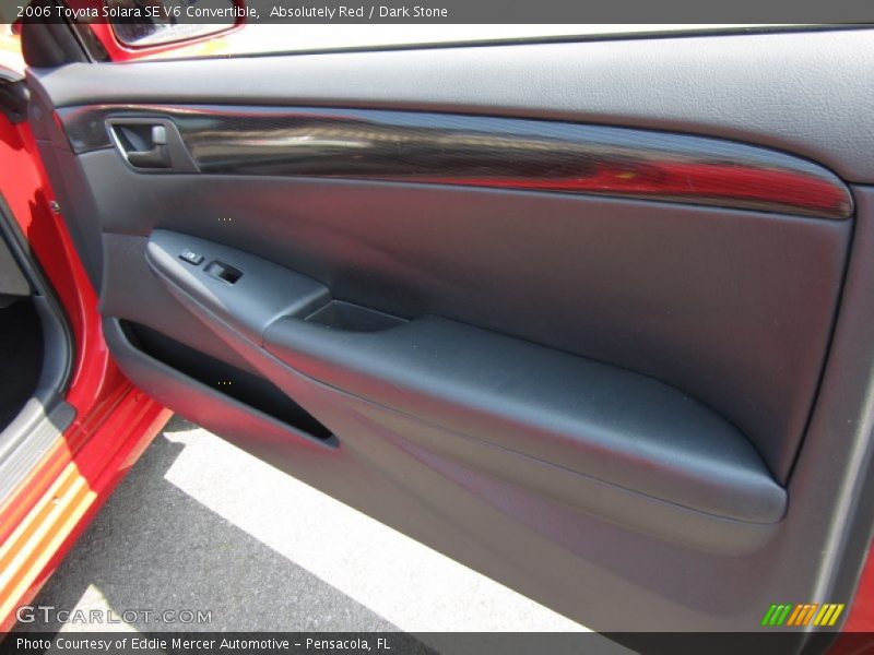 Absolutely Red / Dark Stone 2006 Toyota Solara SE V6 Convertible