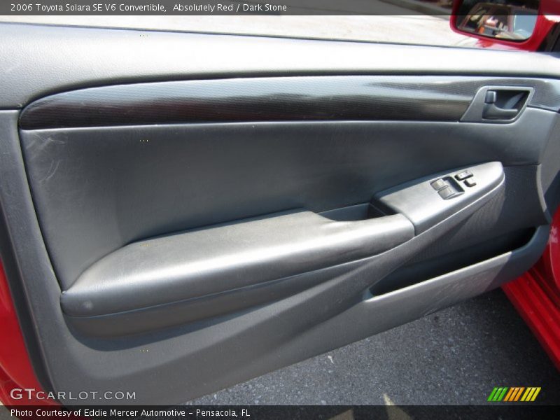 Absolutely Red / Dark Stone 2006 Toyota Solara SE V6 Convertible