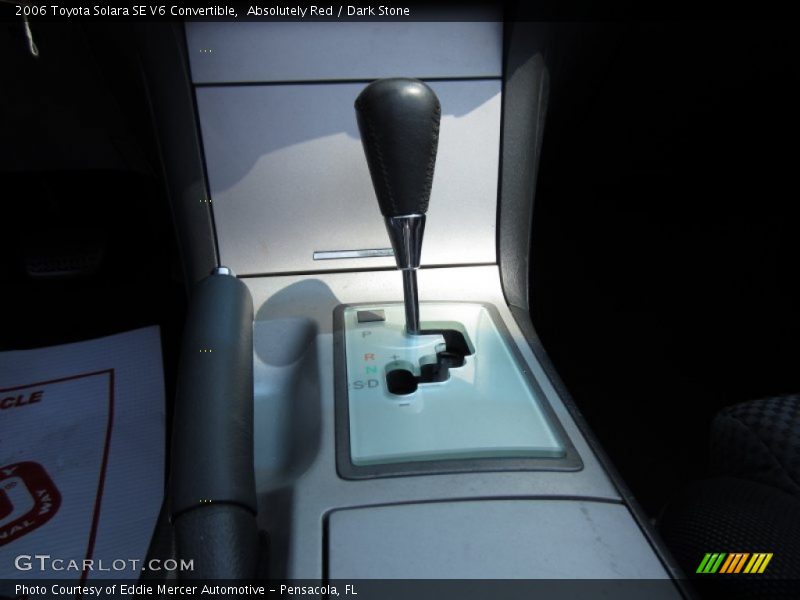 Absolutely Red / Dark Stone 2006 Toyota Solara SE V6 Convertible