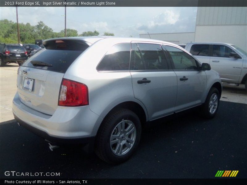 Ingot Silver Metallic / Medium Light Stone 2013 Ford Edge SE
