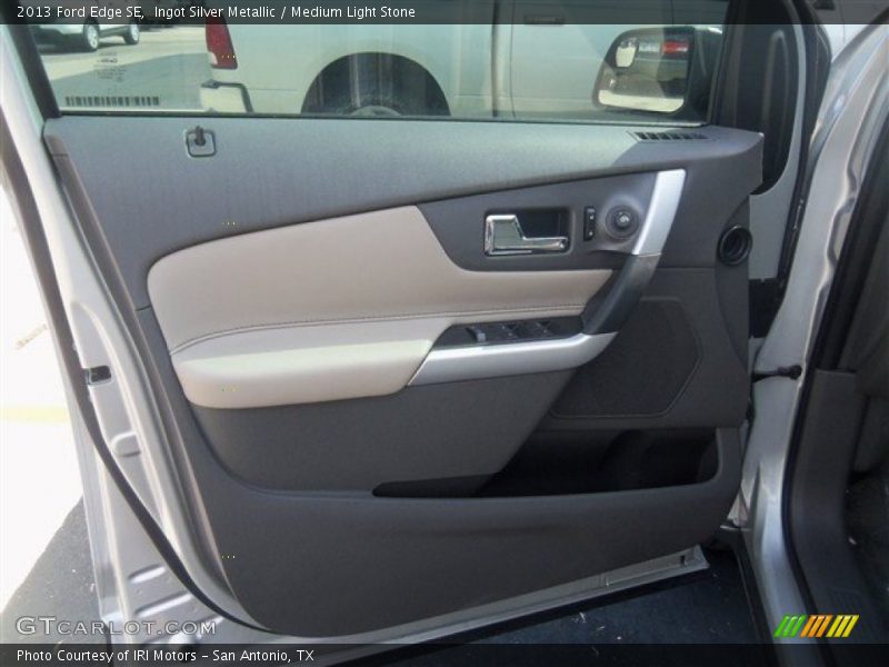 Ingot Silver Metallic / Medium Light Stone 2013 Ford Edge SE