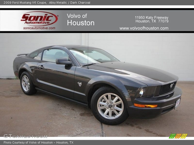 Alloy Metallic / Dark Charcoal 2009 Ford Mustang V6 Coupe