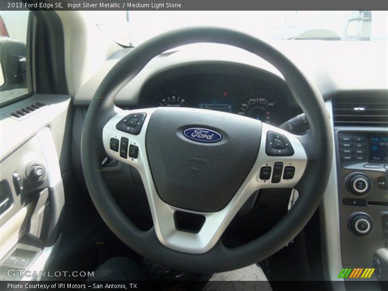Ingot Silver Metallic / Medium Light Stone 2013 Ford Edge SE
