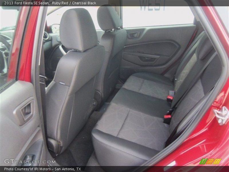 Rear Seat of 2013 Fiesta SE Sedan