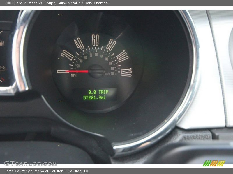 Alloy Metallic / Dark Charcoal 2009 Ford Mustang V6 Coupe