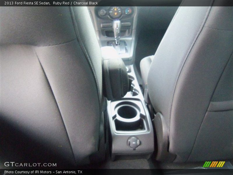 Ruby Red / Charcoal Black 2013 Ford Fiesta SE Sedan