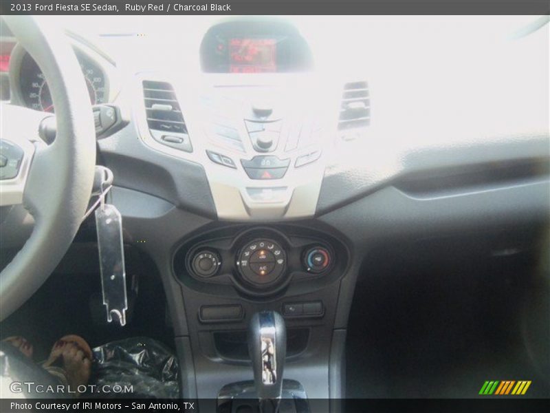 Ruby Red / Charcoal Black 2013 Ford Fiesta SE Sedan