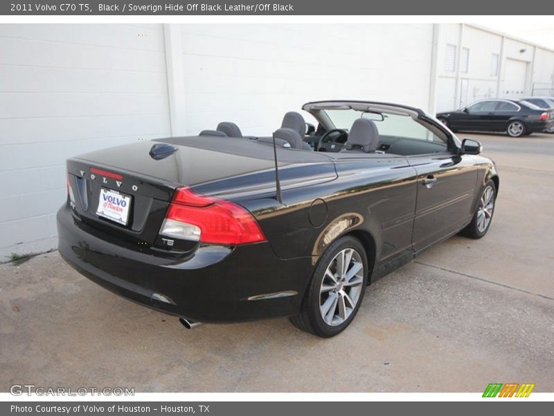 Black / Soverign Hide Off Black Leather/Off Black 2011 Volvo C70 T5