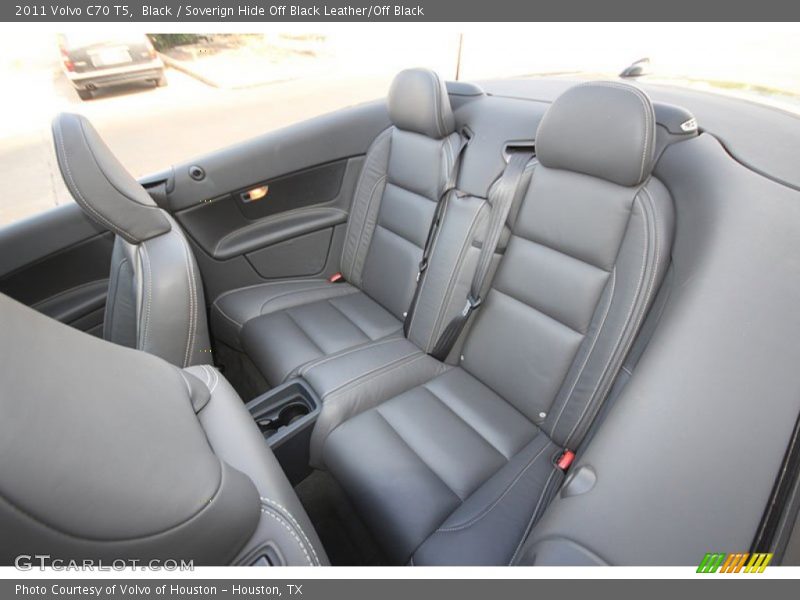 Black / Soverign Hide Off Black Leather/Off Black 2011 Volvo C70 T5