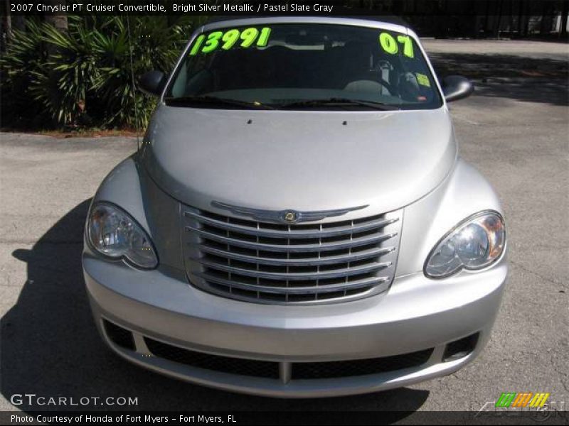 Bright Silver Metallic / Pastel Slate Gray 2007 Chrysler PT Cruiser Convertible