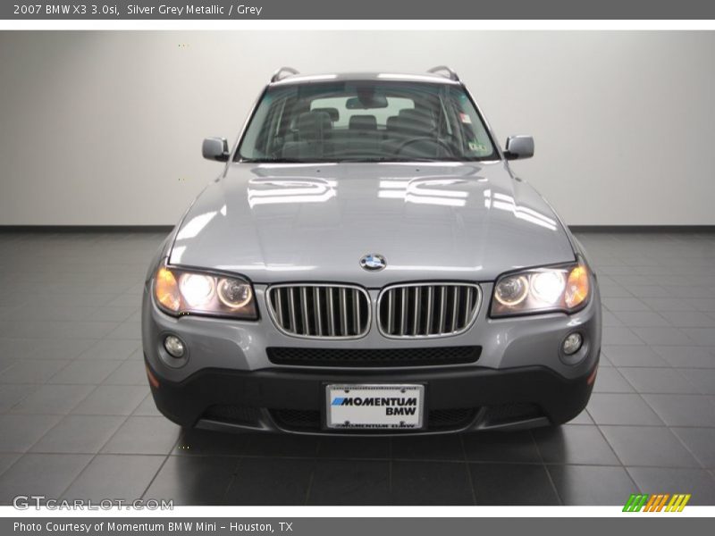 Silver Grey Metallic / Grey 2007 BMW X3 3.0si