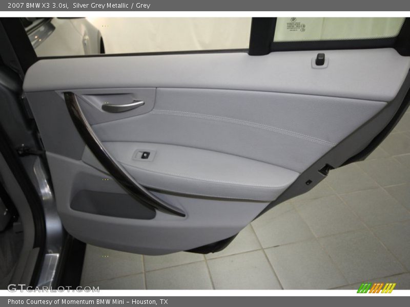 Silver Grey Metallic / Grey 2007 BMW X3 3.0si