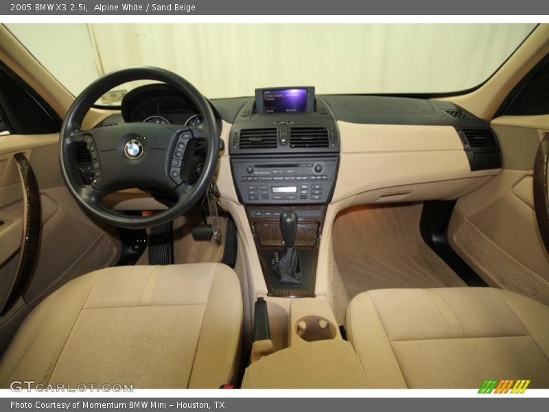 Alpine White / Sand Beige 2005 BMW X3 2.5i