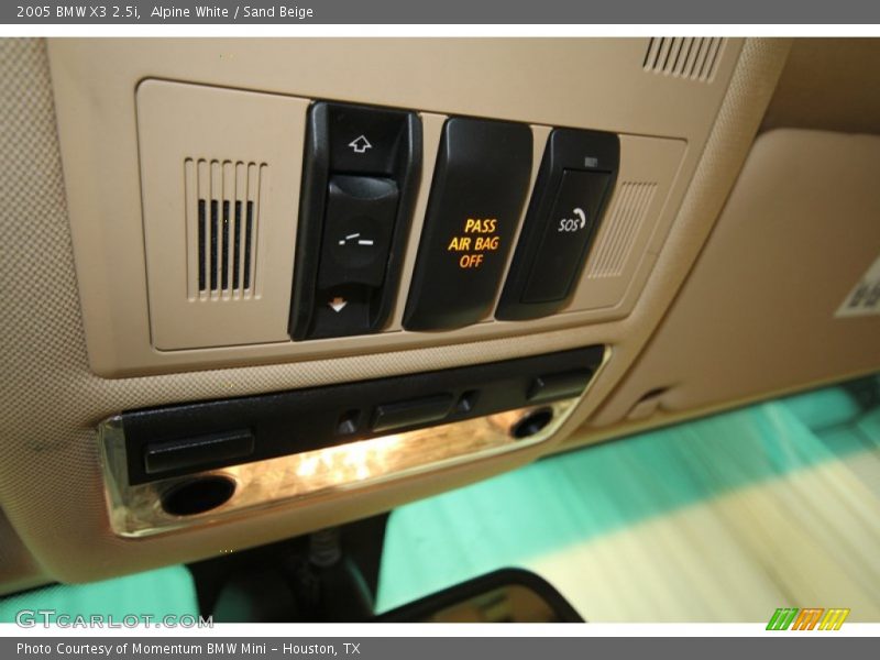 Alpine White / Sand Beige 2005 BMW X3 2.5i