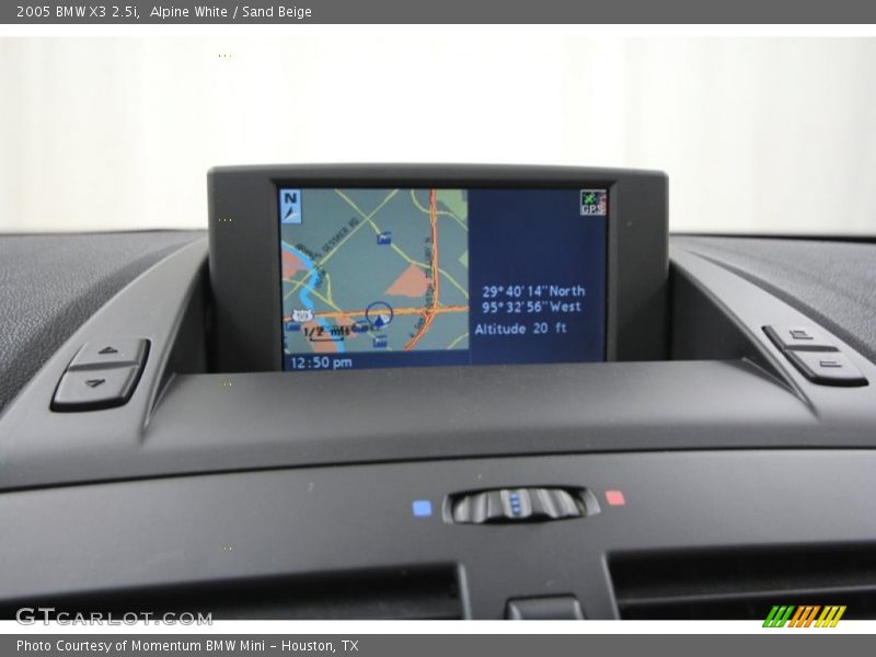 Alpine White / Sand Beige 2005 BMW X3 2.5i