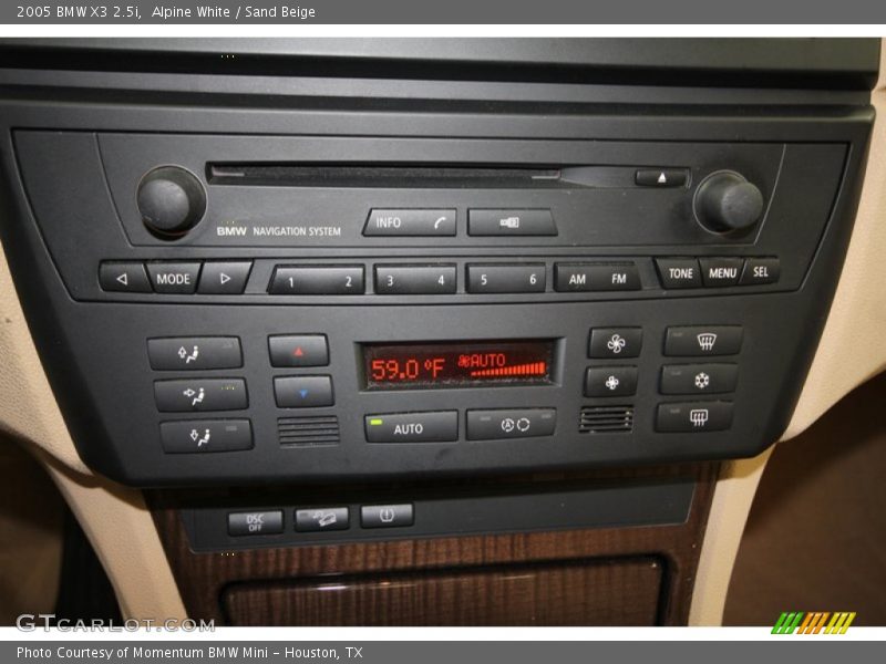 Alpine White / Sand Beige 2005 BMW X3 2.5i