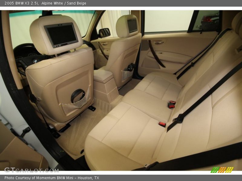 Alpine White / Sand Beige 2005 BMW X3 2.5i