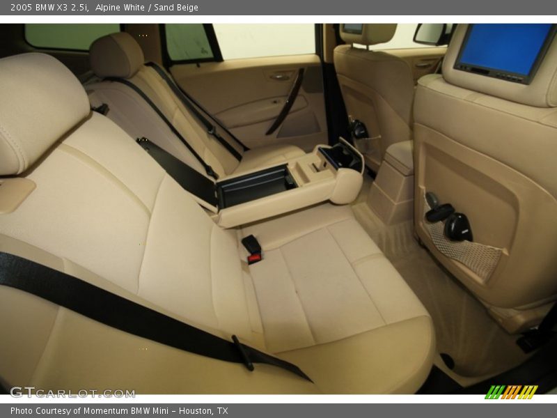 Alpine White / Sand Beige 2005 BMW X3 2.5i