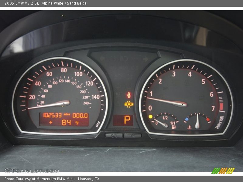Alpine White / Sand Beige 2005 BMW X3 2.5i