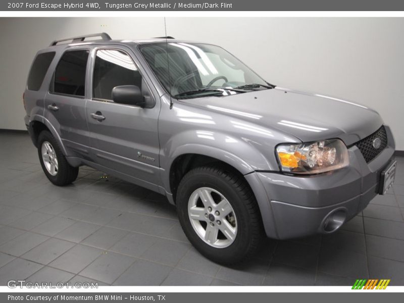 Tungsten Grey Metallic / Medium/Dark Flint 2007 Ford Escape Hybrid 4WD