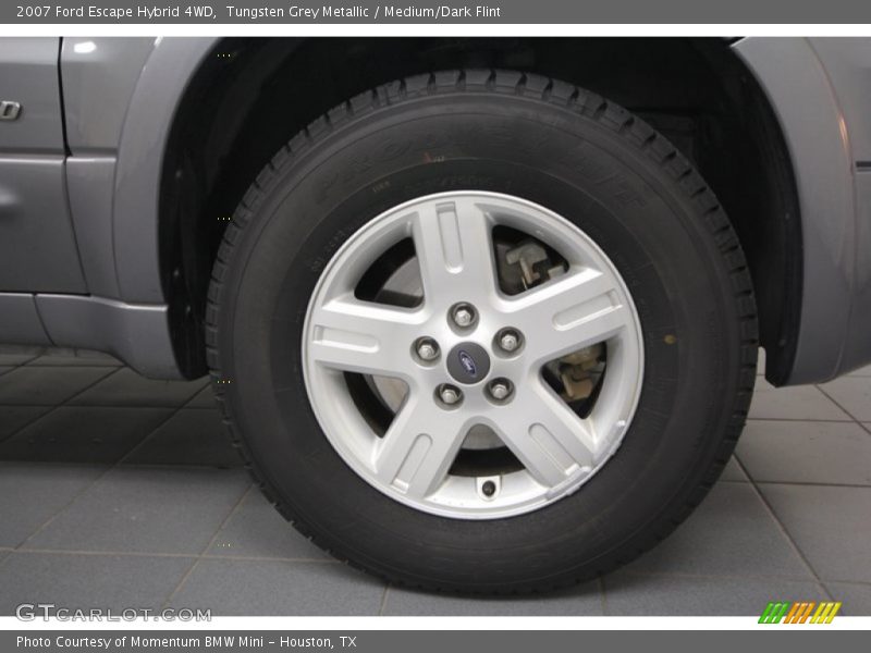 Tungsten Grey Metallic / Medium/Dark Flint 2007 Ford Escape Hybrid 4WD