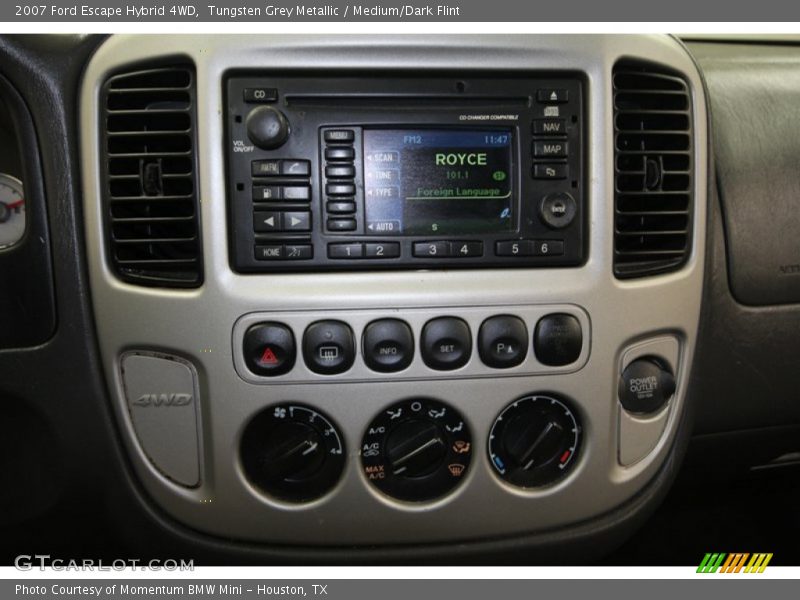 Tungsten Grey Metallic / Medium/Dark Flint 2007 Ford Escape Hybrid 4WD