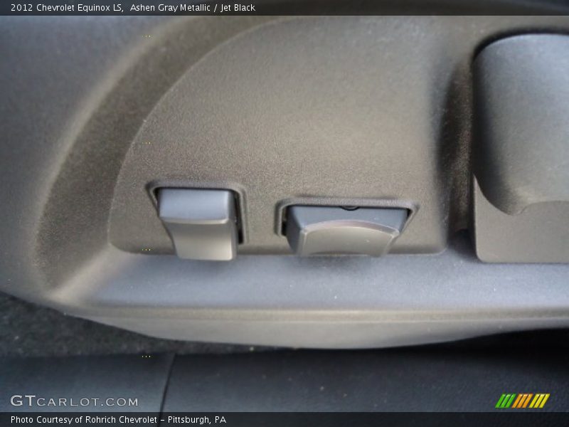 Ashen Gray Metallic / Jet Black 2012 Chevrolet Equinox LS