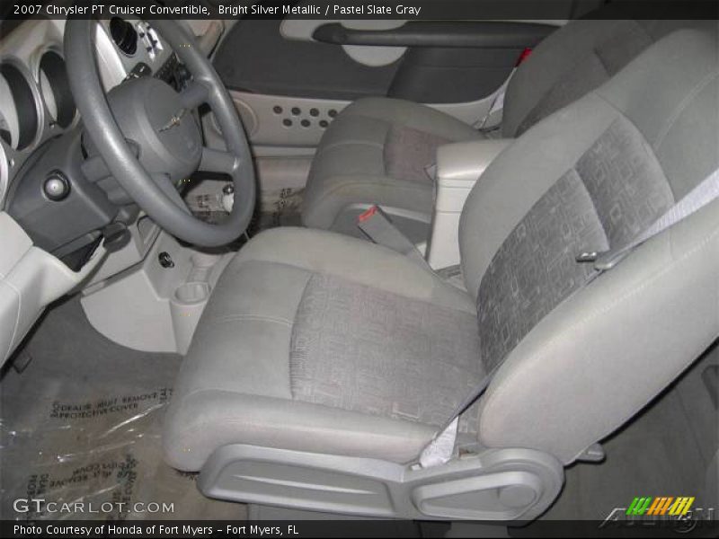 Bright Silver Metallic / Pastel Slate Gray 2007 Chrysler PT Cruiser Convertible