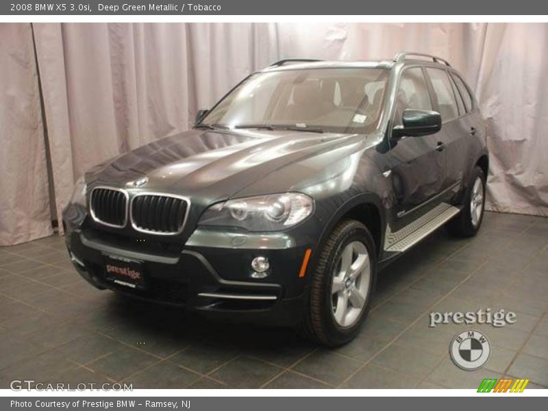 Deep Green Metallic / Tobacco 2008 BMW X5 3.0si