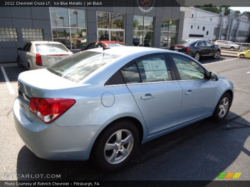 Ice Blue Metallic / Jet Black 2012 Chevrolet Cruze LT