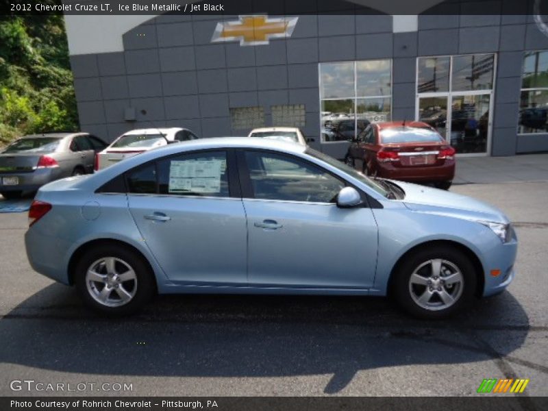 Ice Blue Metallic / Jet Black 2012 Chevrolet Cruze LT