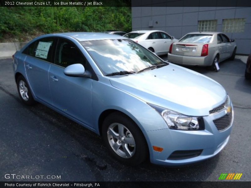 Ice Blue Metallic / Jet Black 2012 Chevrolet Cruze LT